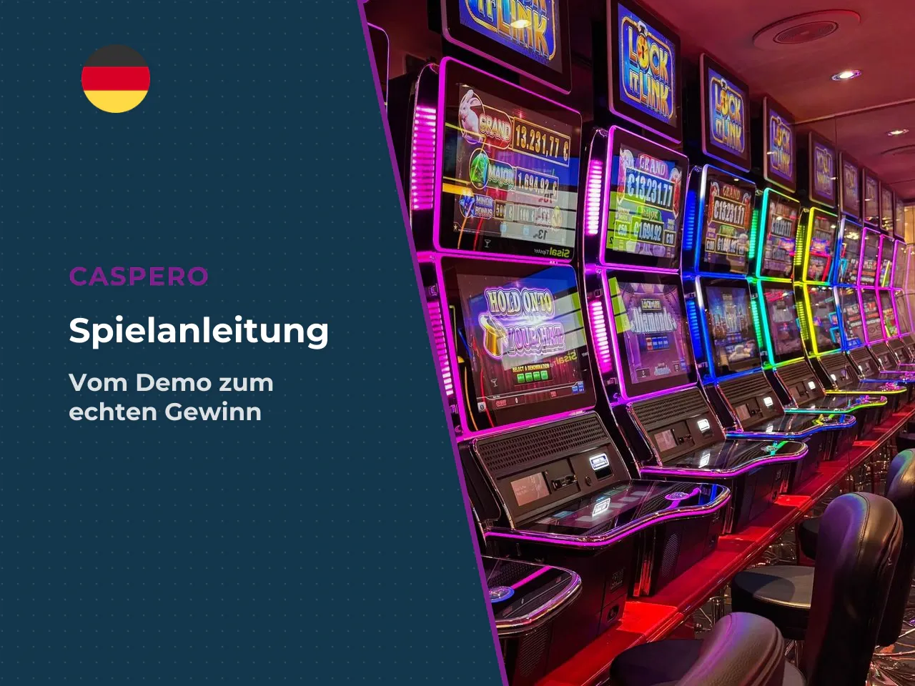 Vom Testen zum Echtgeldspiel Ablaufschema. 1