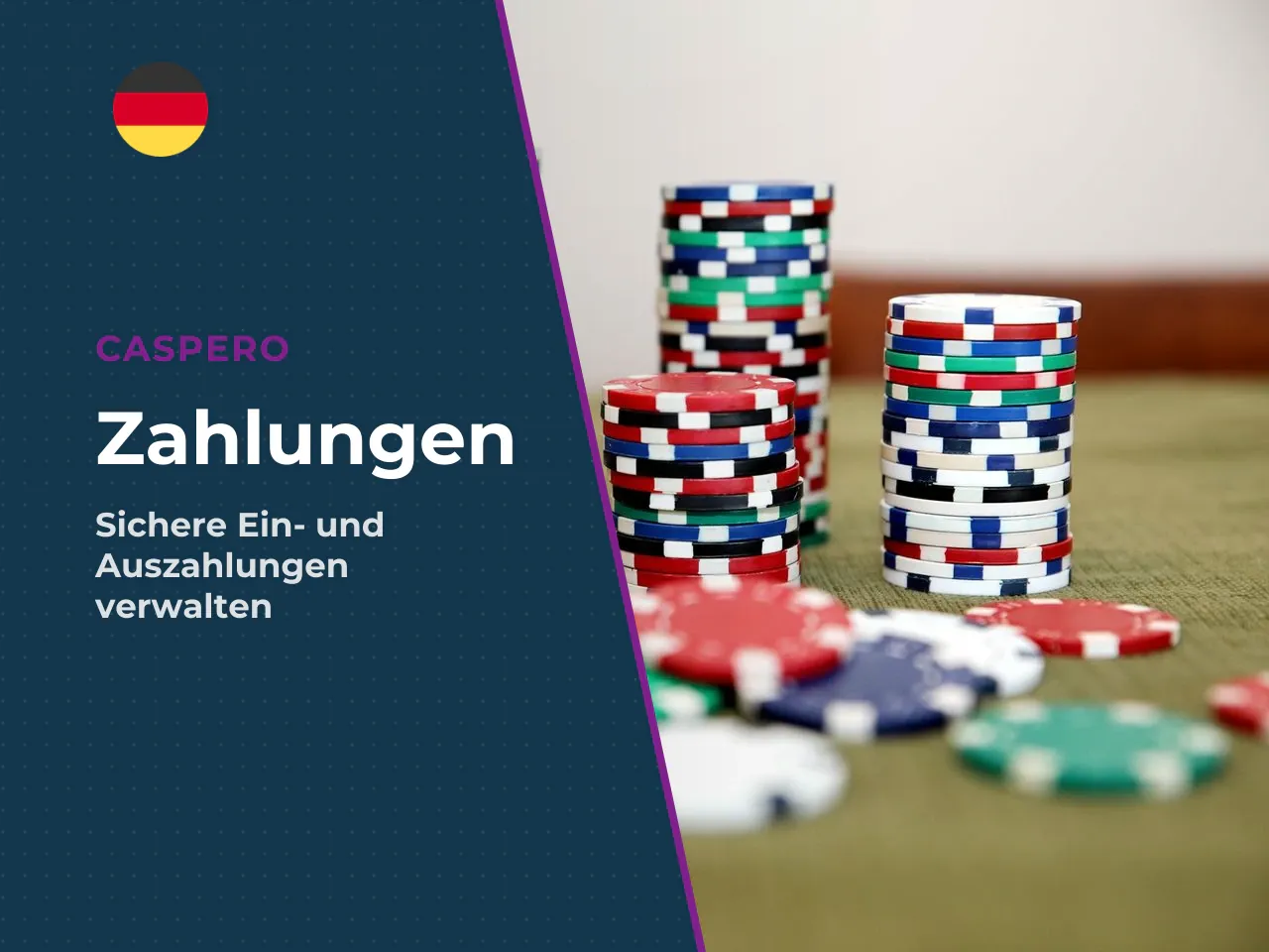 Zahlungen, Verifizierung und Auszahlung im Blick