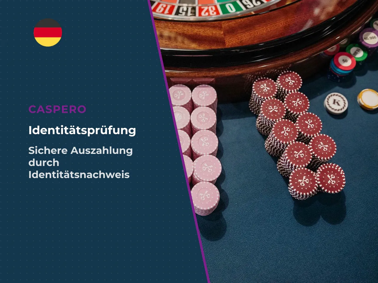Verifizierungsverfahren vor der Auszahlung. Vor der