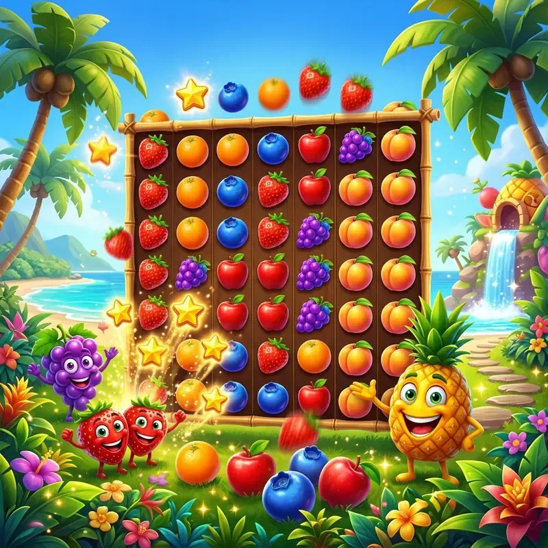 Fruit Party Pragmatic Play RTP, Cluster-Mechanik