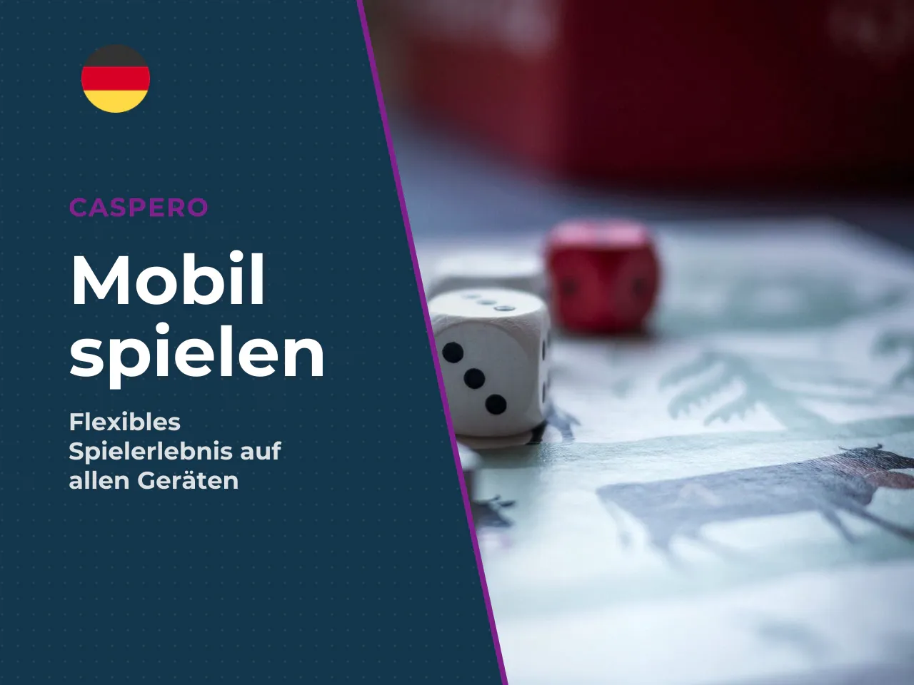 Caspero Casino auf Mobilgeräten nutzen. Ein
