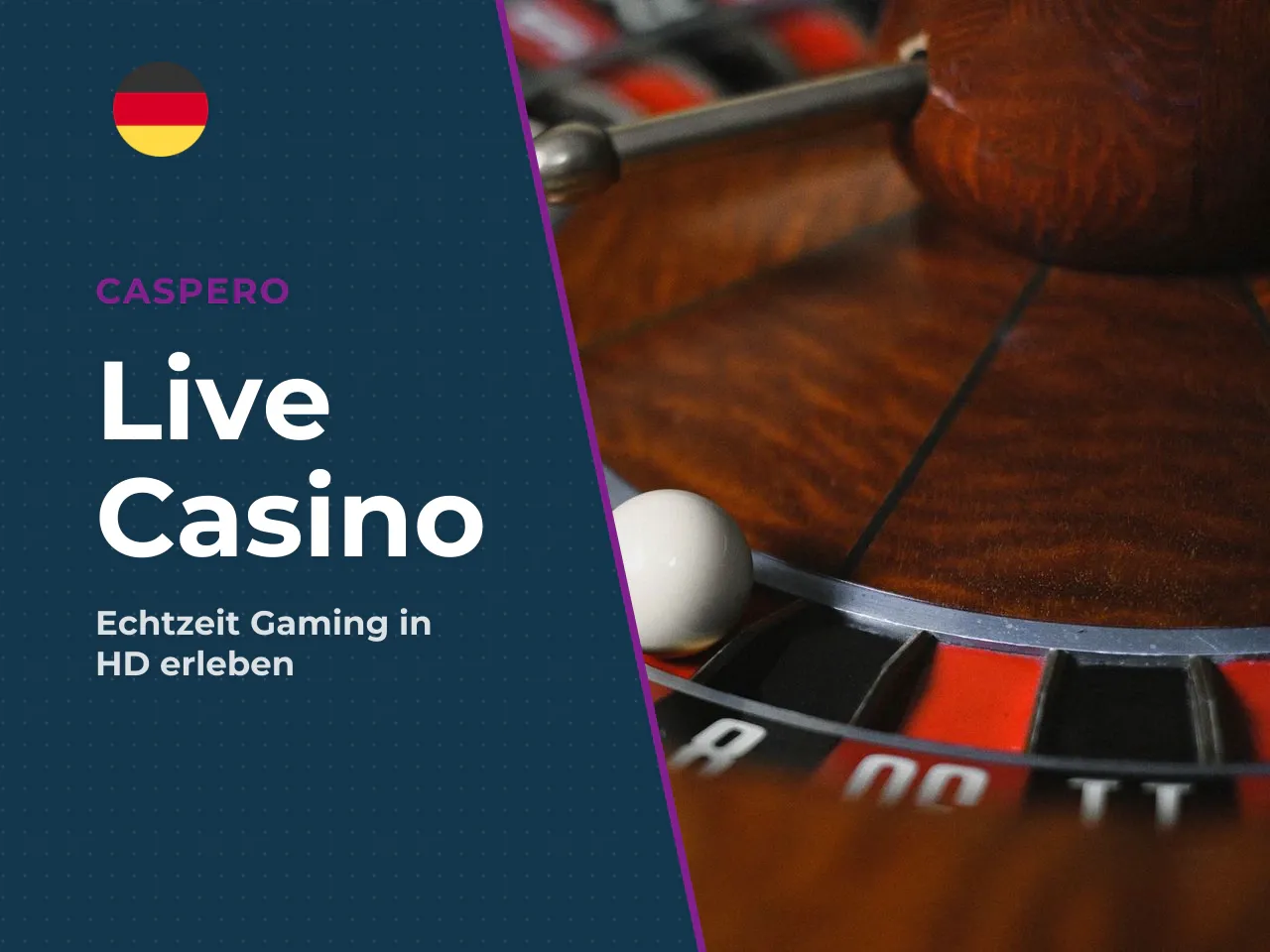 Live Casino bei Caspero. Das caspero