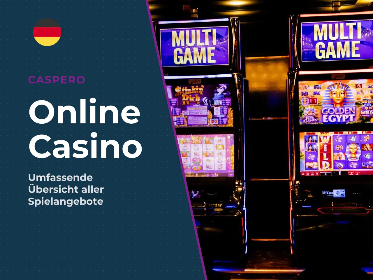 Caspero Online Casino Angebot und Zugang