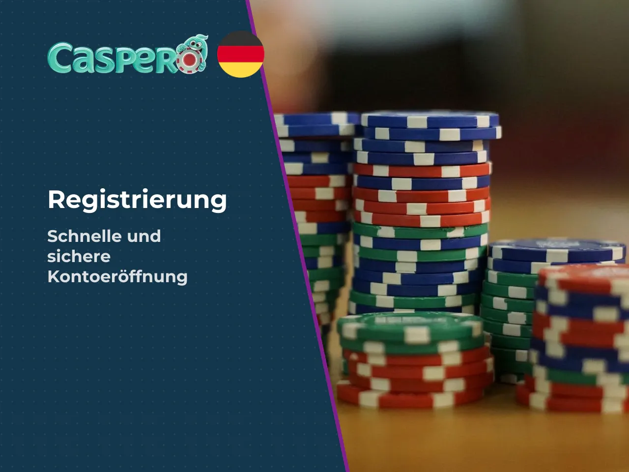 Registrierung und Zugang zu Caspero online