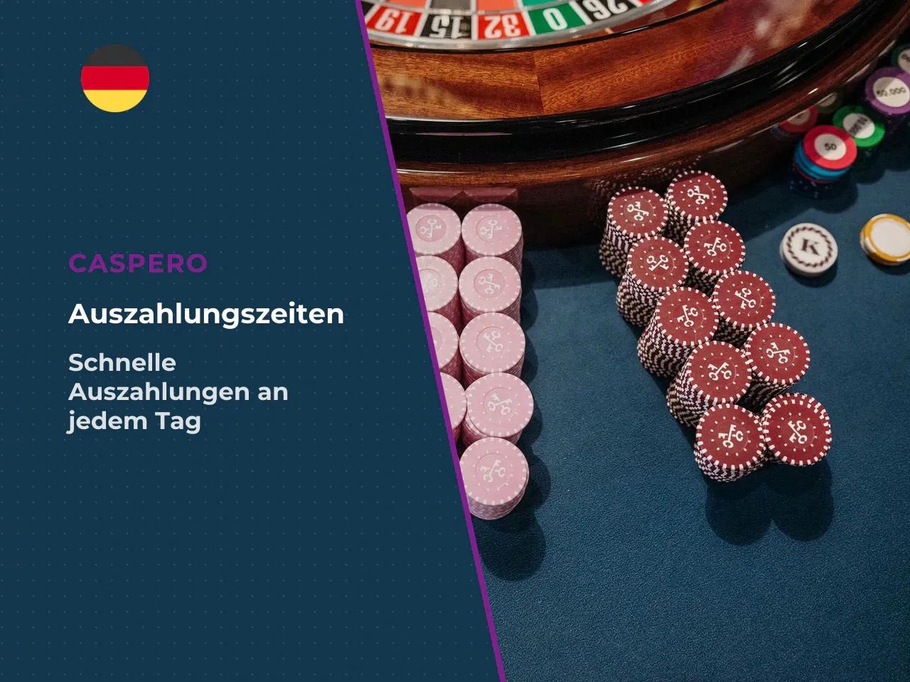 Wochenenden und Feiertage bei Caspero Auszahlungen