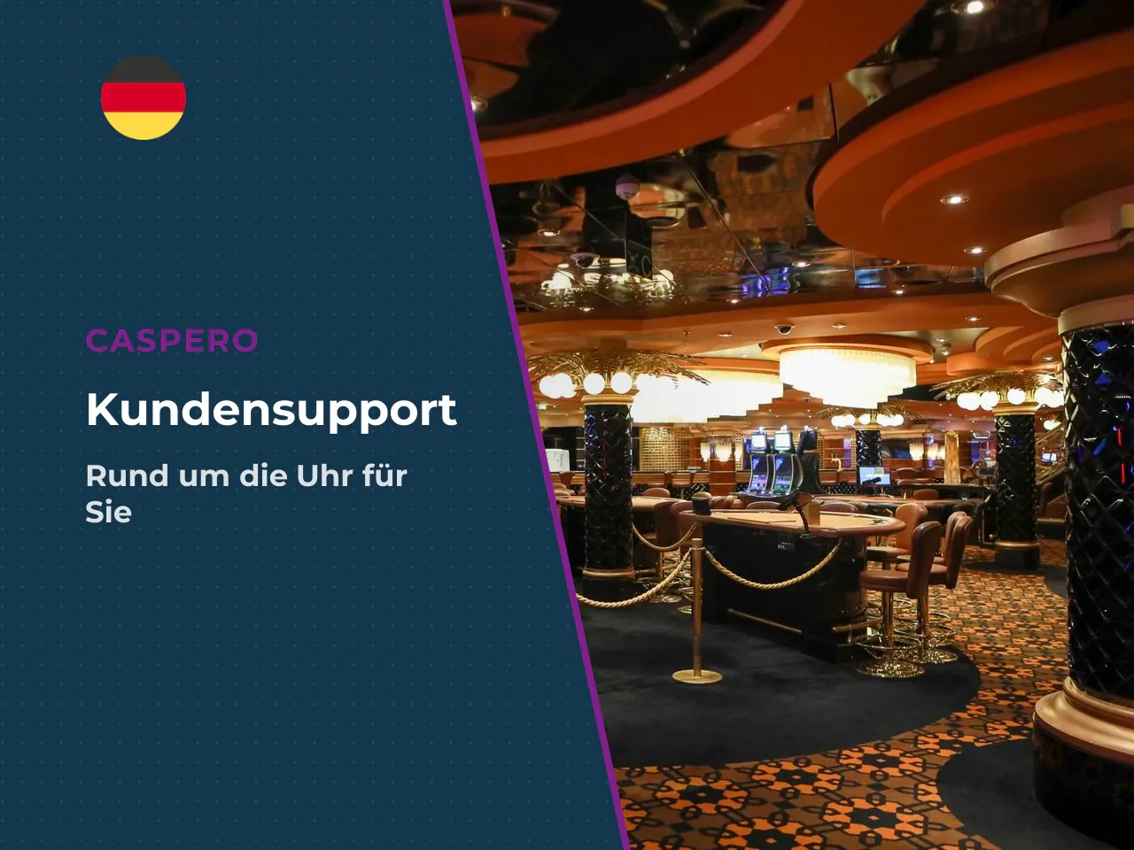 Kundensupport und Hilfe für Spieler. Der