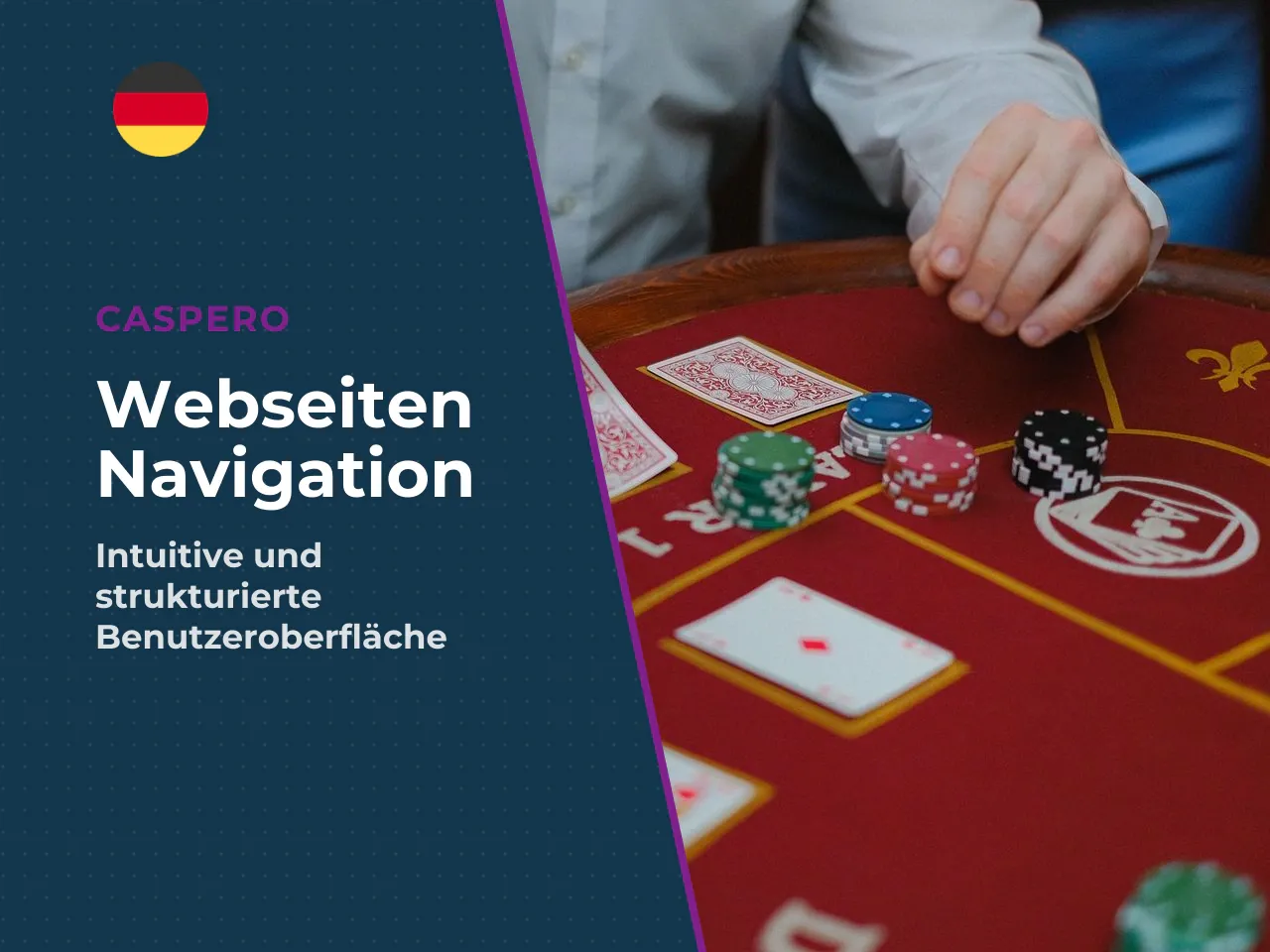 Navigation und Benutzerfreundlichkeit der Webseite. Die
