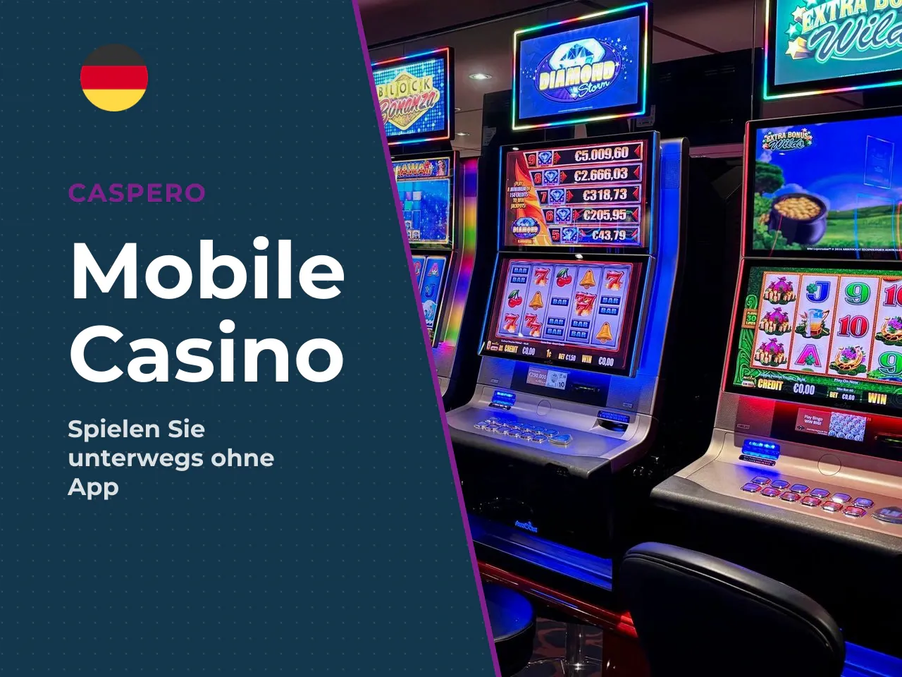 Caspero Casino online auf mobilen Geräten