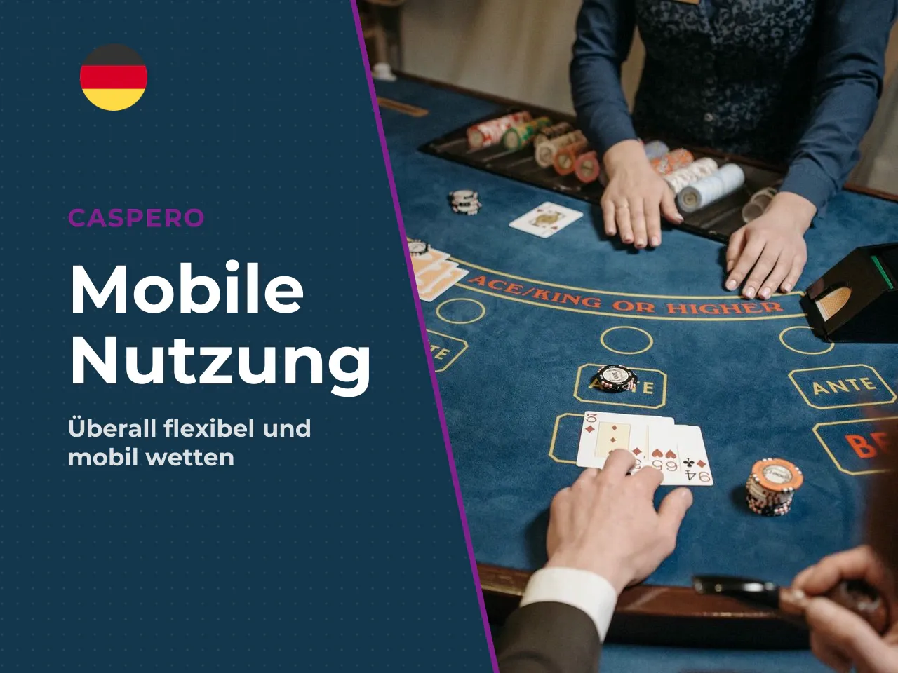 Mobile-Version und App-Zugang zu Caspero. Für