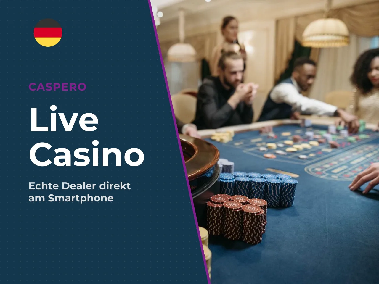 Live Casino in der Caspero Mobile