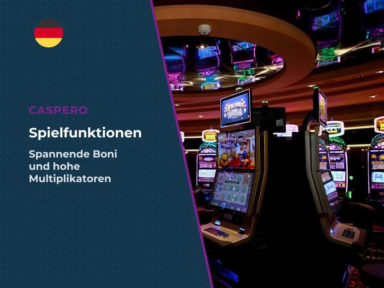 4 Tumble Feature, Multiplikatoren und Freispiele
